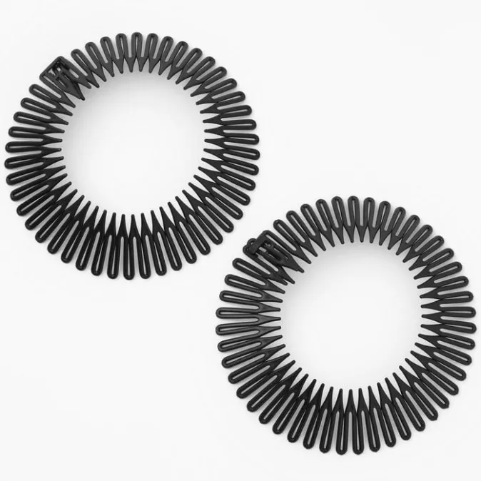 ICING Black Accordion Headbands - 2 Pack