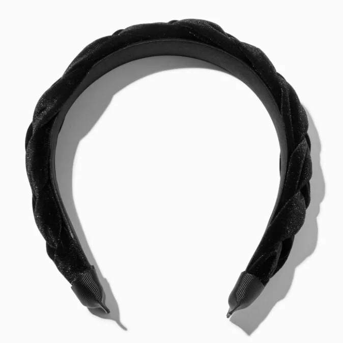 ICING Black Braided Headband