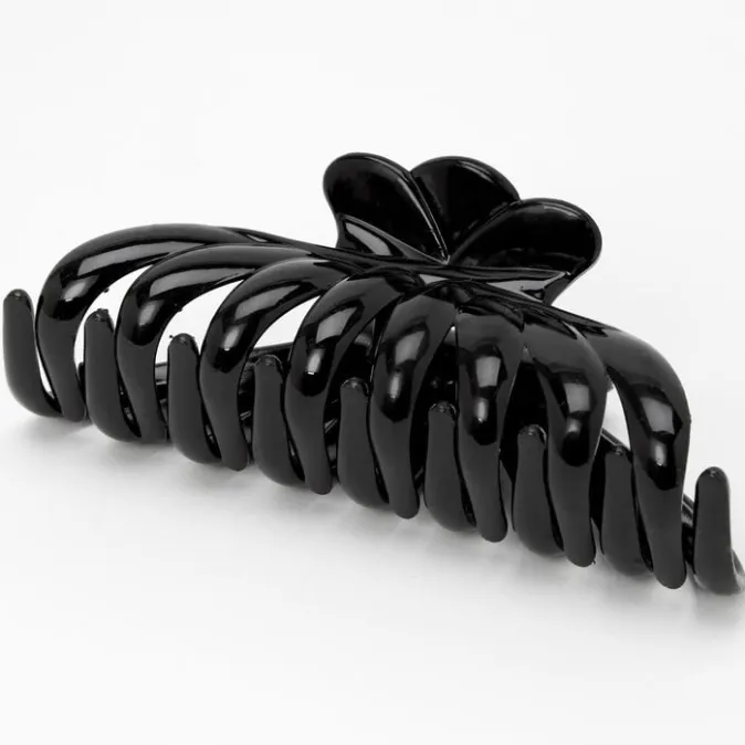 ICING Black Large Clamshell Hair Claw