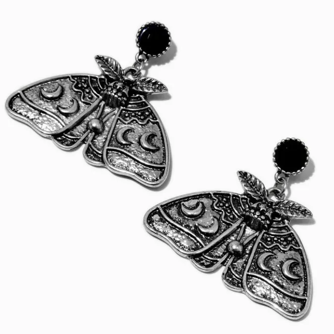 ICING Celestial Moth 1" Drop Earrings