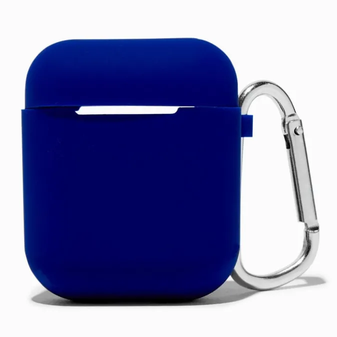 ICING Cobalt Blue Silicone Earbud Case Cover - Compatible With Apple AirPods&reg;