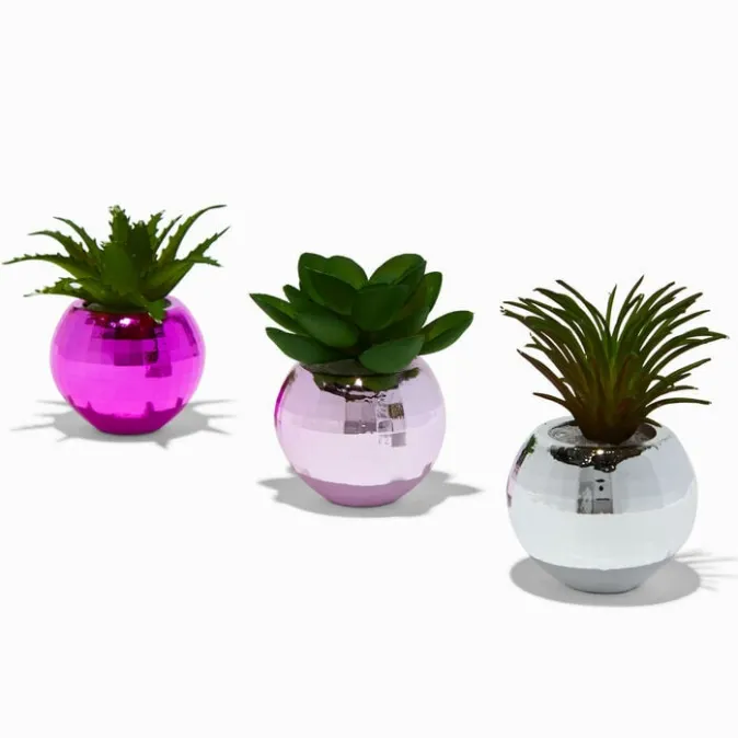 ICING Disco Ball Faux Succulent Set - 3 Pack
