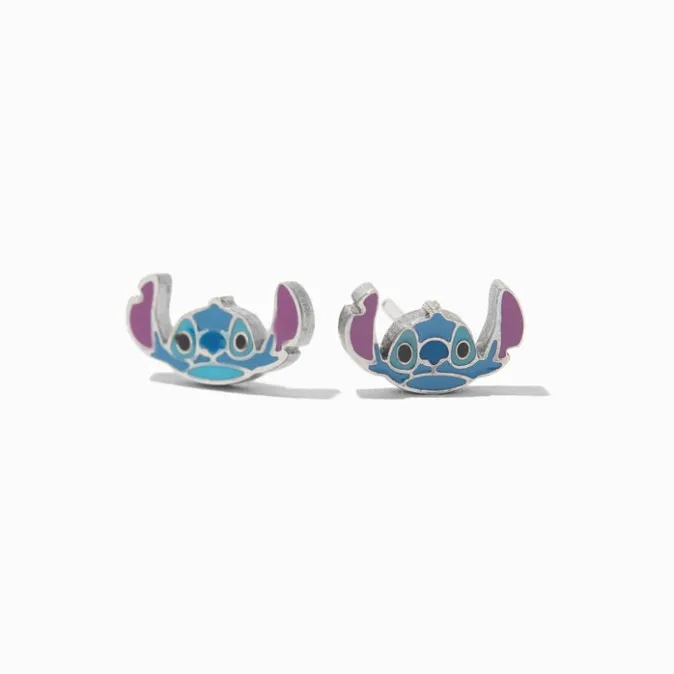 ICING Disney Stitch Stainless Steel Studs Ear Piercing Kit with Ear Care Solution