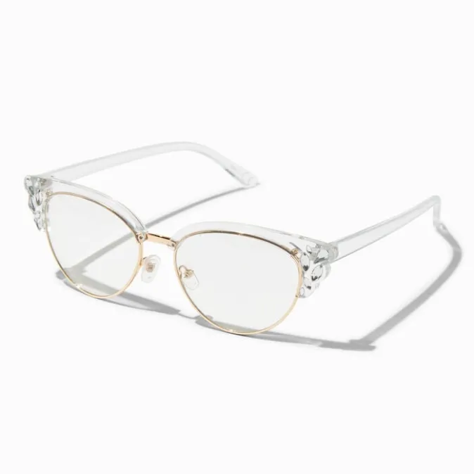 ICING Gemstone Cat Eye Clear Lens Frames