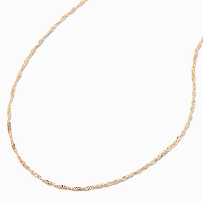 ICING Gold Delicate Twisted Necklace