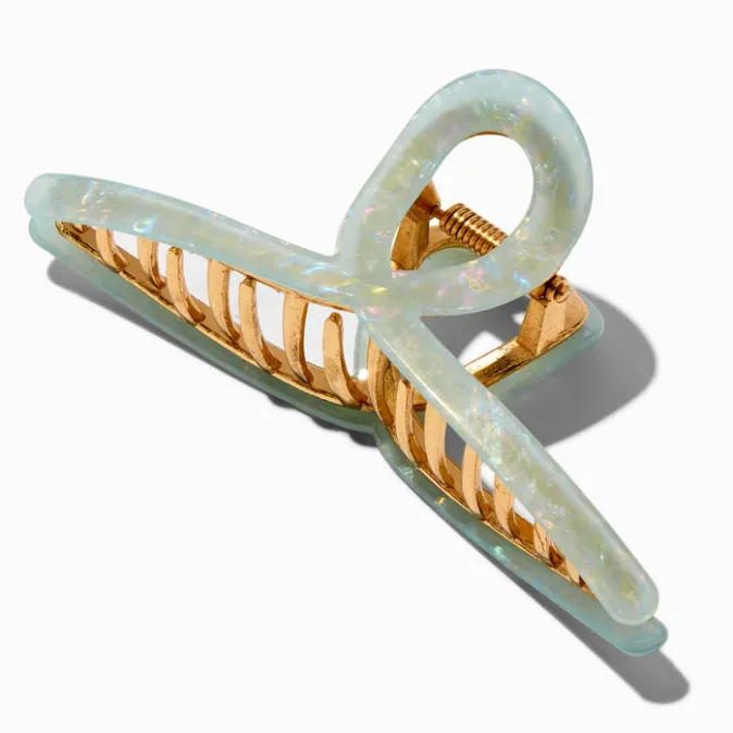ICING Green Marble Loop Hair Claw
