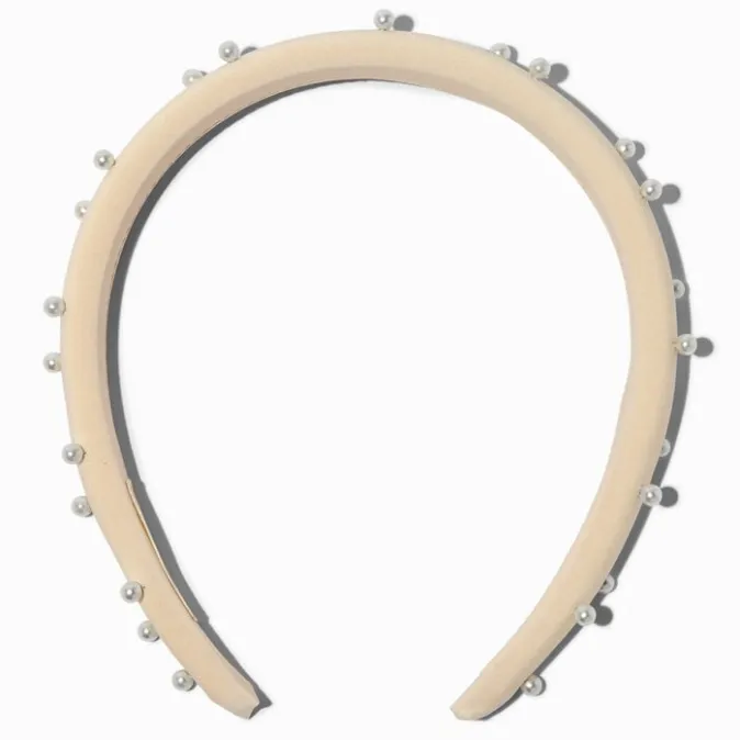 ICING Ivory Pearl Embellished Headband