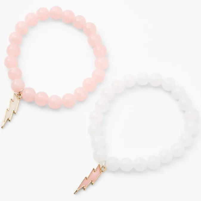 ICING Lightning Bolt Beaded Stretch Bracelets - 2 Pack