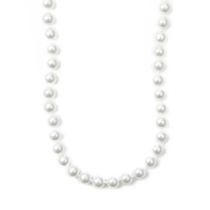 ICING 8MM White Pearl Necklace