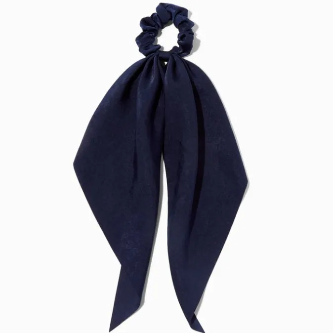 ICING Navy Small Hair Scrunchie Scarf