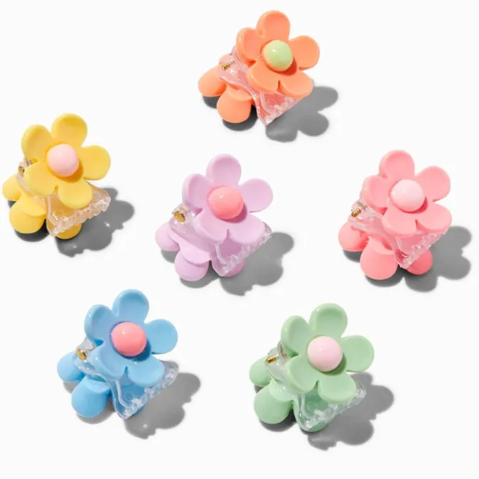 ICING Pastel Daisy Hair Claws - 6 Pack