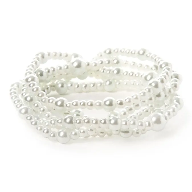 ICING Pearl Stretch Bracelets - 5 Pack