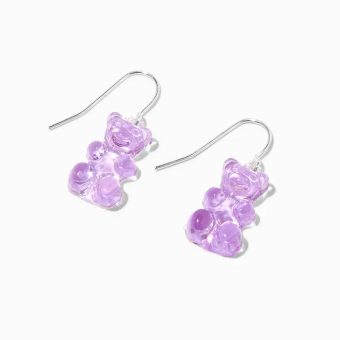 ICING Purple Gummy Bears&reg; Drop Earrings