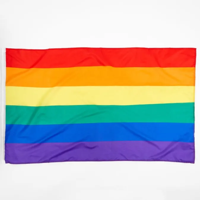 ICING Rainbow Striped Flag