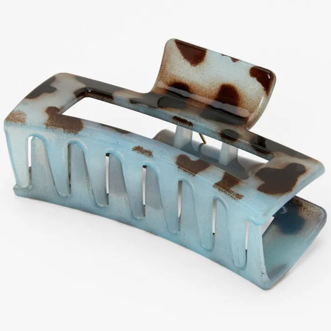 ICING Rectangle Tortoiseshell Medium Hair Claw