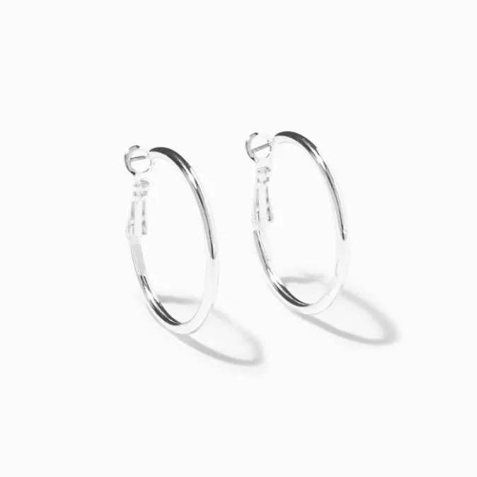 ICING Silver 30MM Hoop Earrings