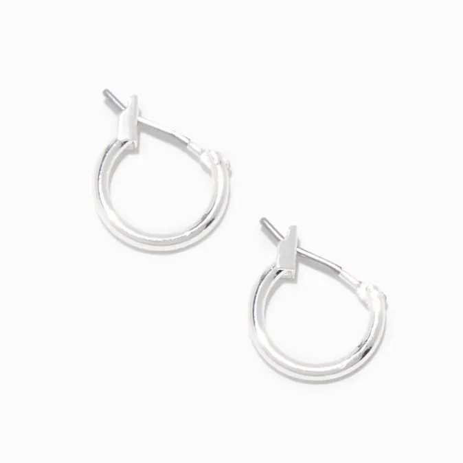 ICING Silver 10MM Hoop Earrings