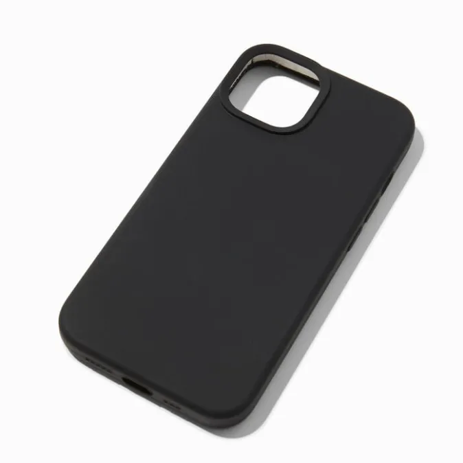 ICING Solid Black Silicone Phone Case - Fits iPhone&reg; 13/14