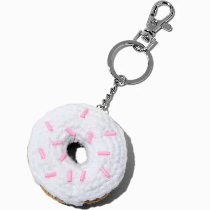 ICING Sprinkle Donut Crocheted Keychain