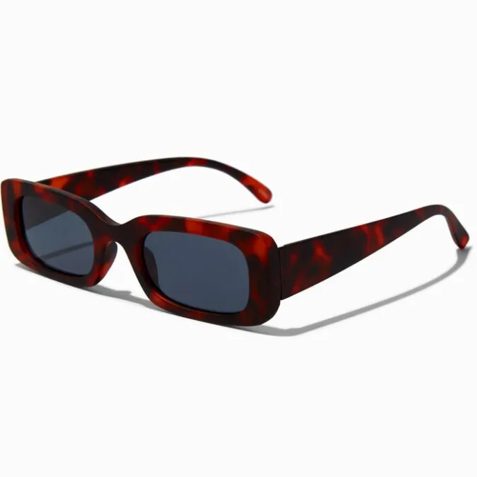 ICING Tortoiseshell Rectangular Sunglasses