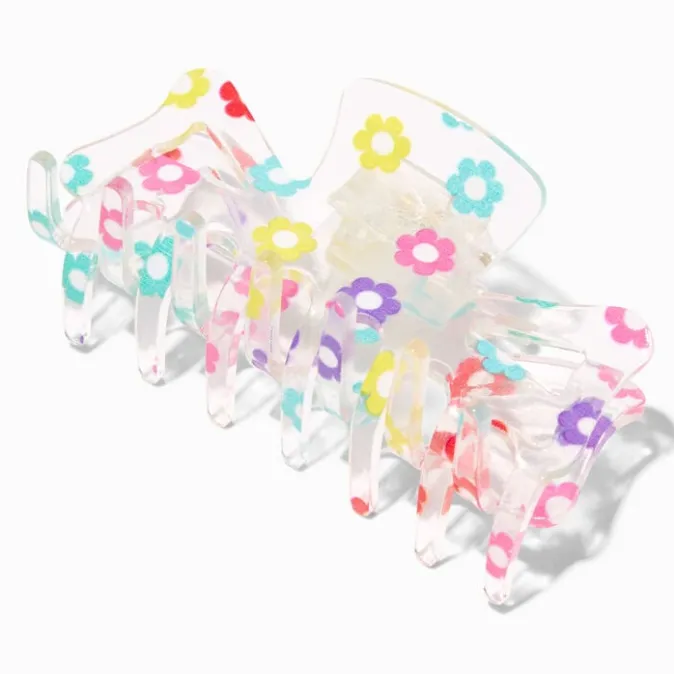 ICING Transparent Daisy Hair Claw