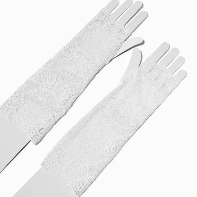 ICING White Lace Long Gloves